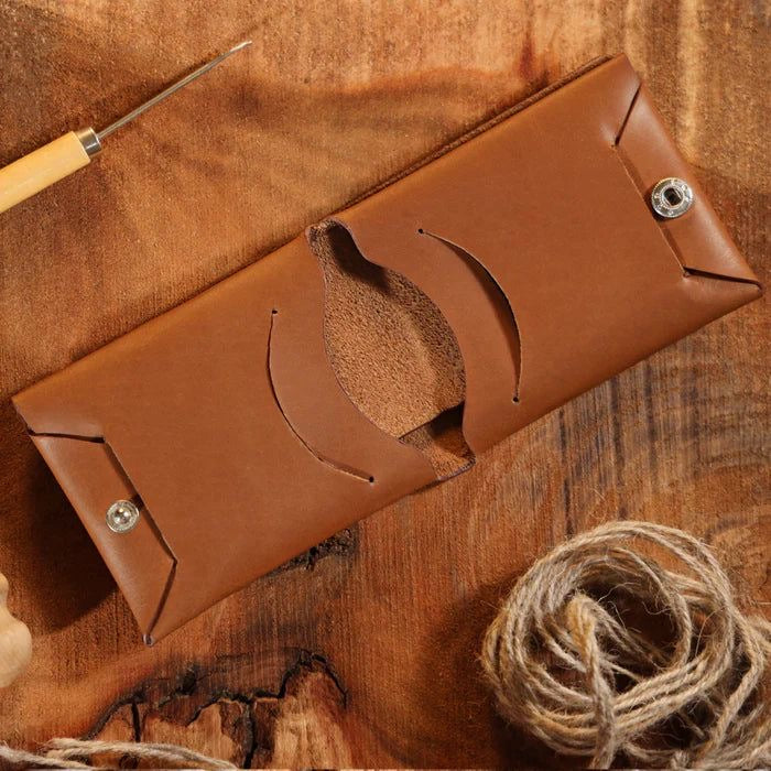 Pure skin leather woilet