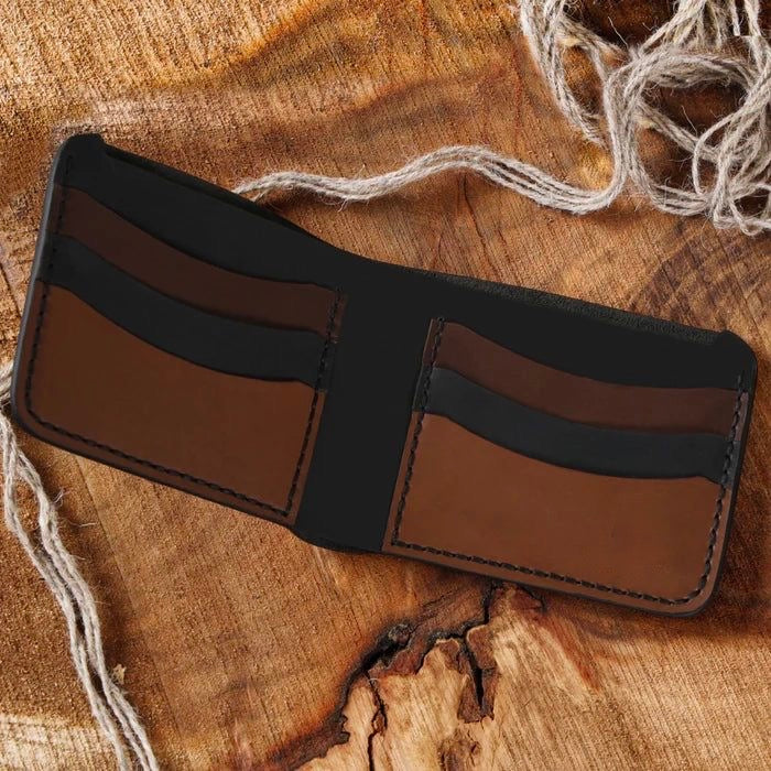 Leather black and skin woilet
