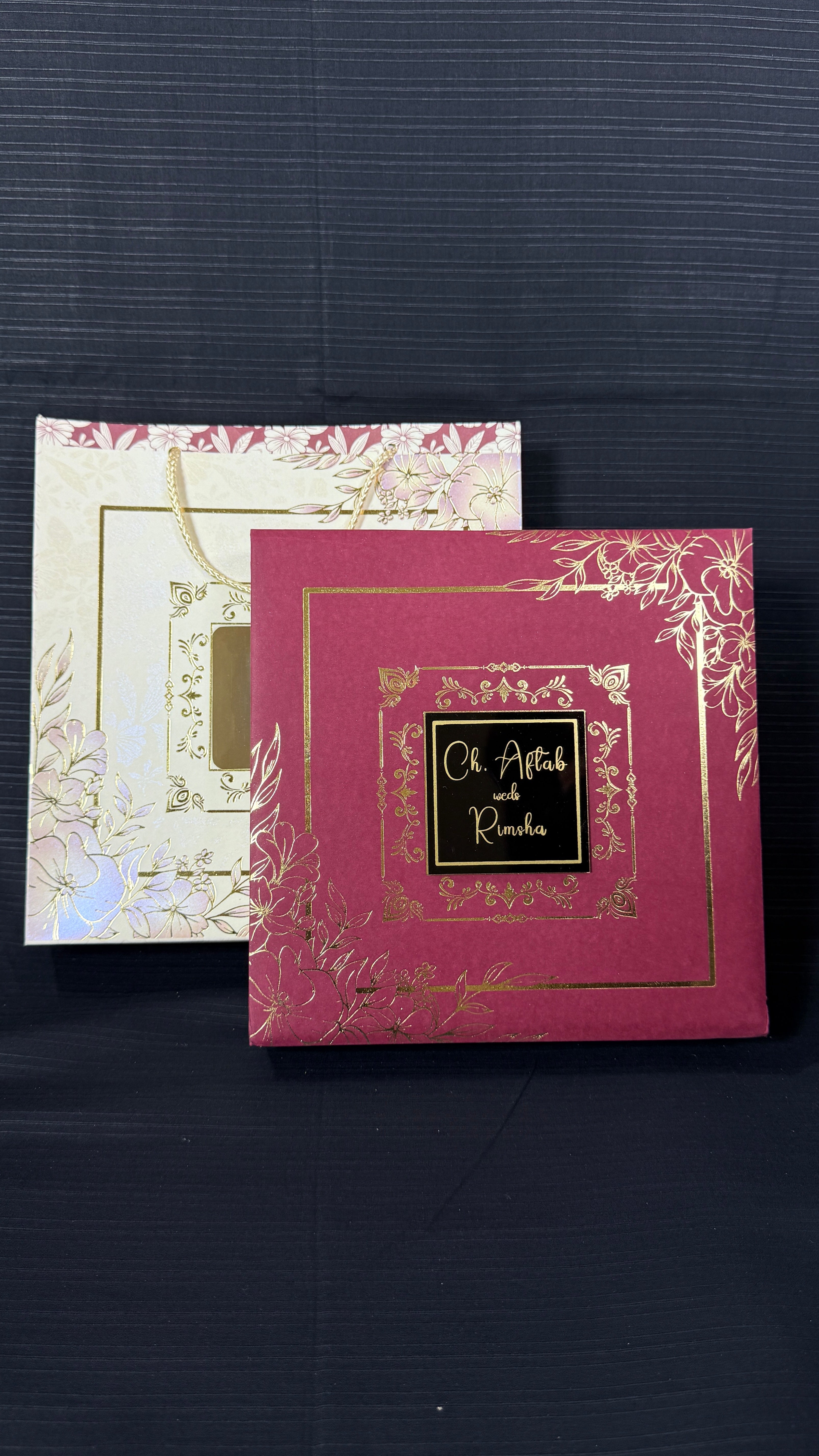 Acrylic invitation box