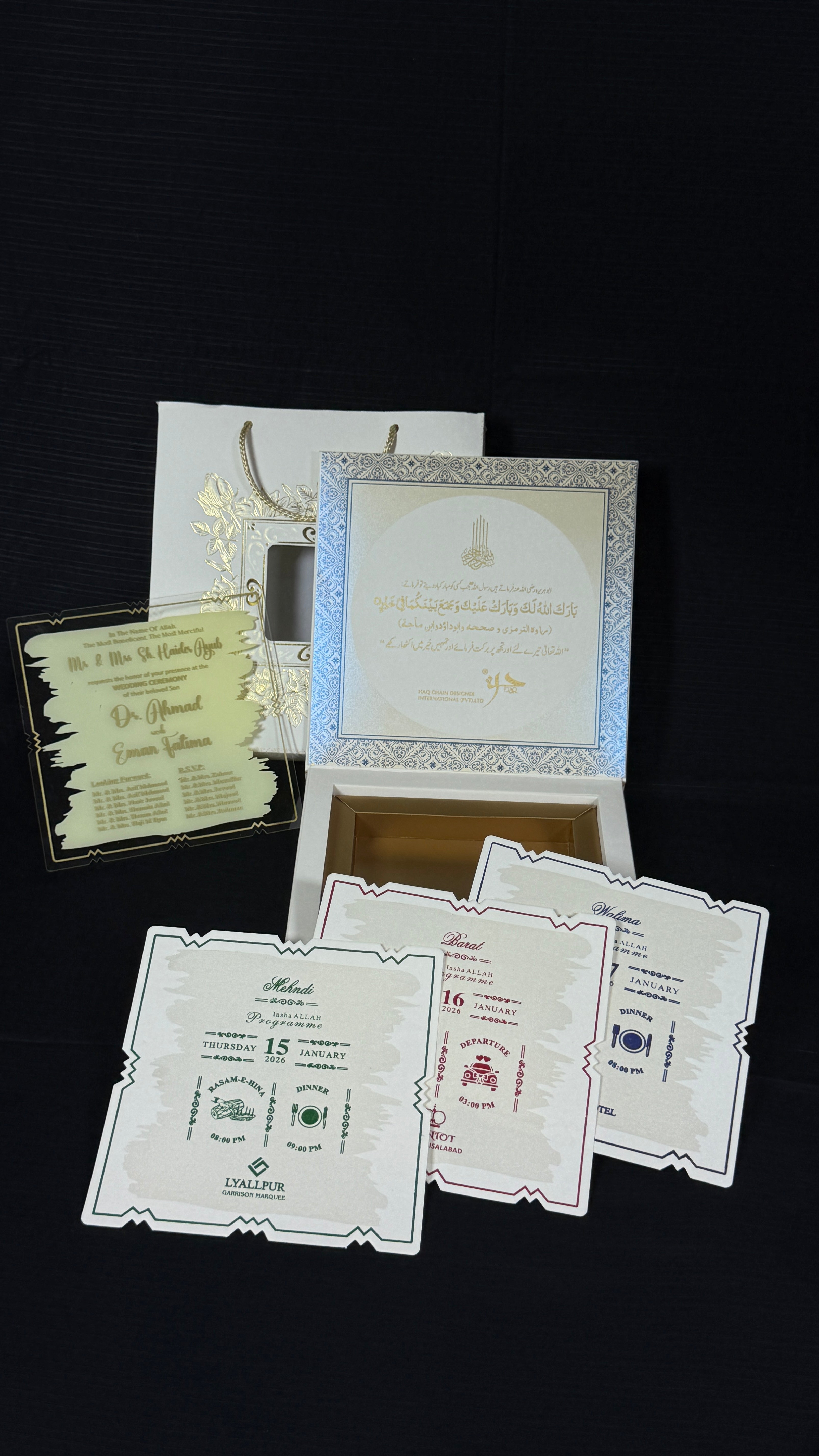 Beautiful acrylic box