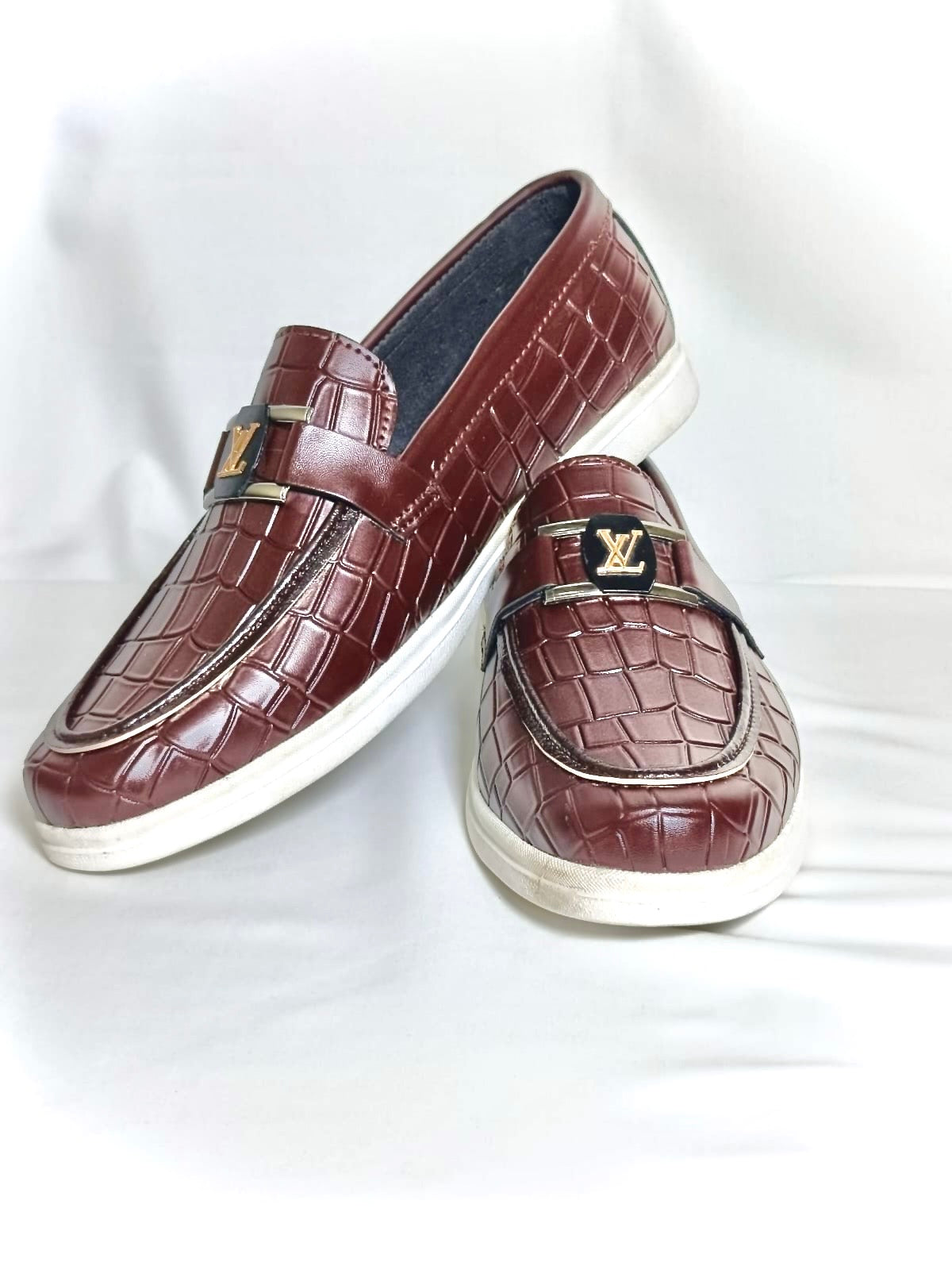 Crocodile leather shoes