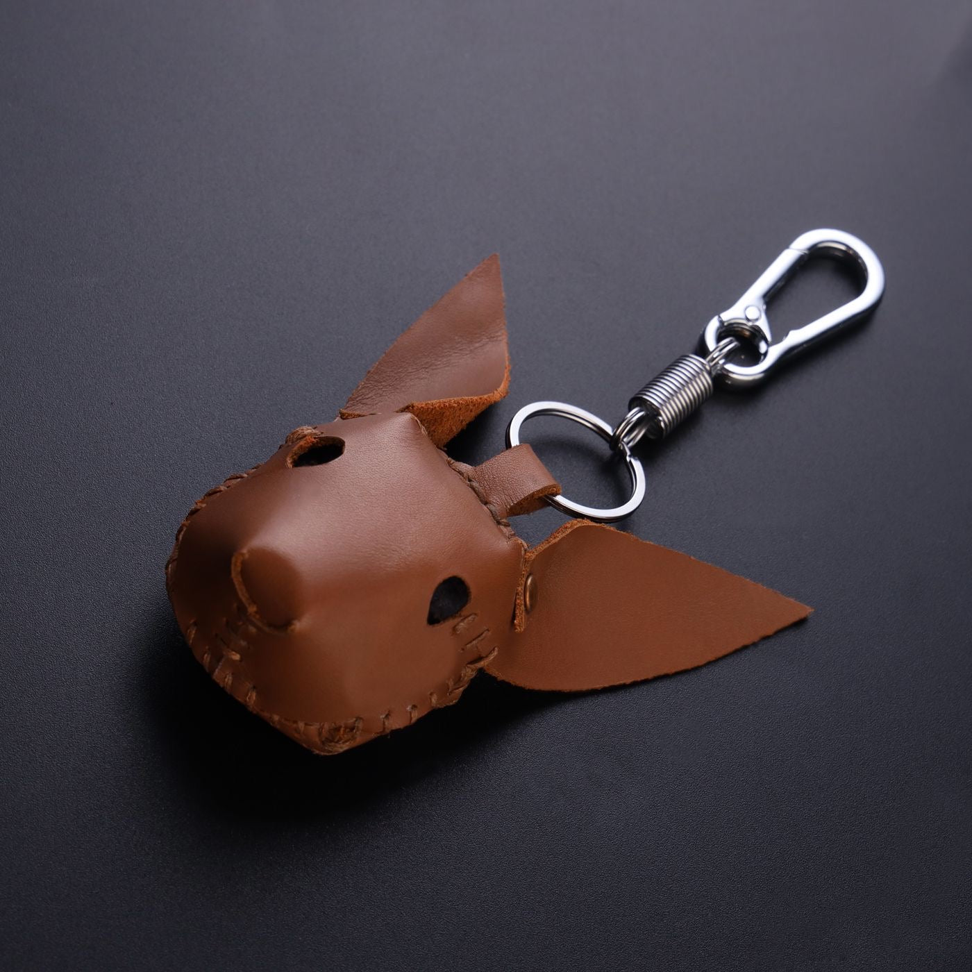 Animal Leather keychain