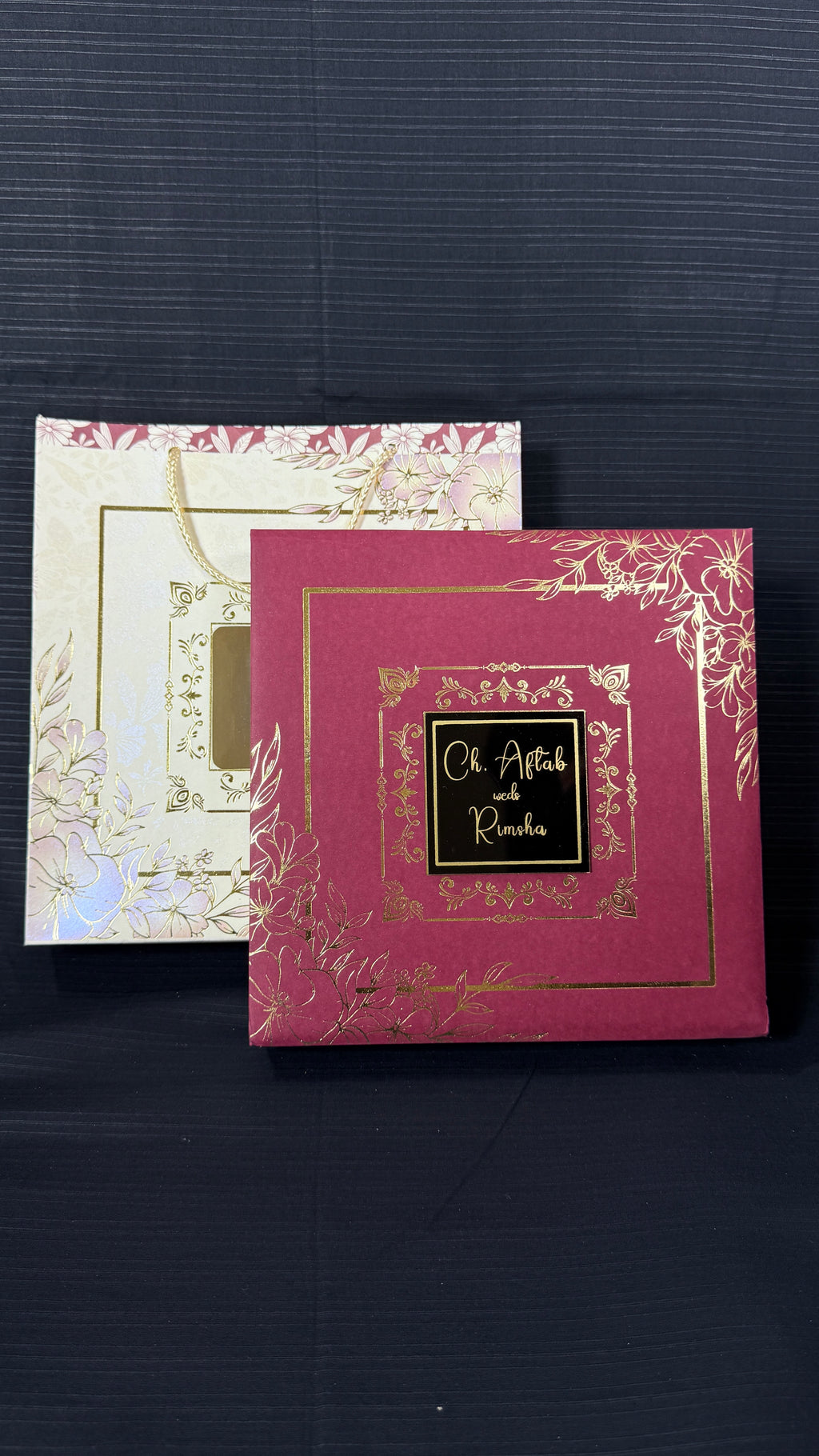 Acrylic invitation box