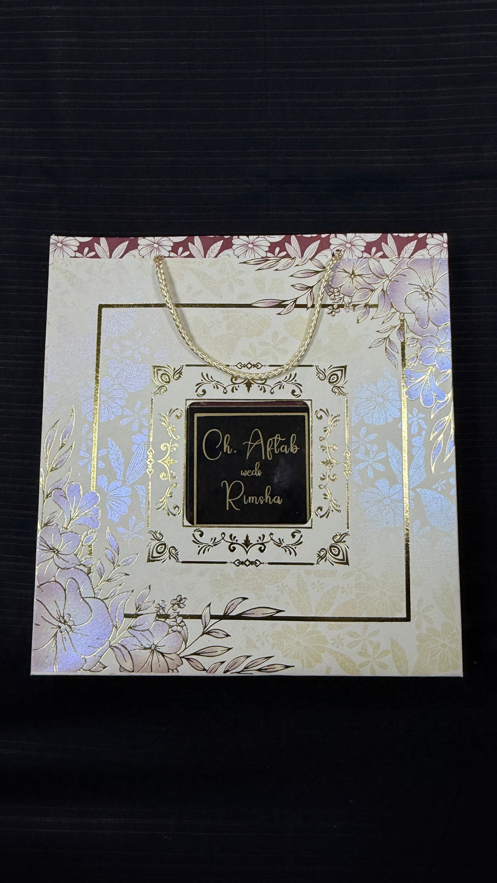 Acrylic invitation box